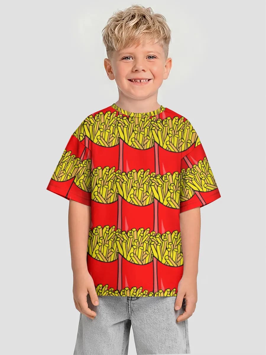 Camiseta Oversize de Algodón Niño