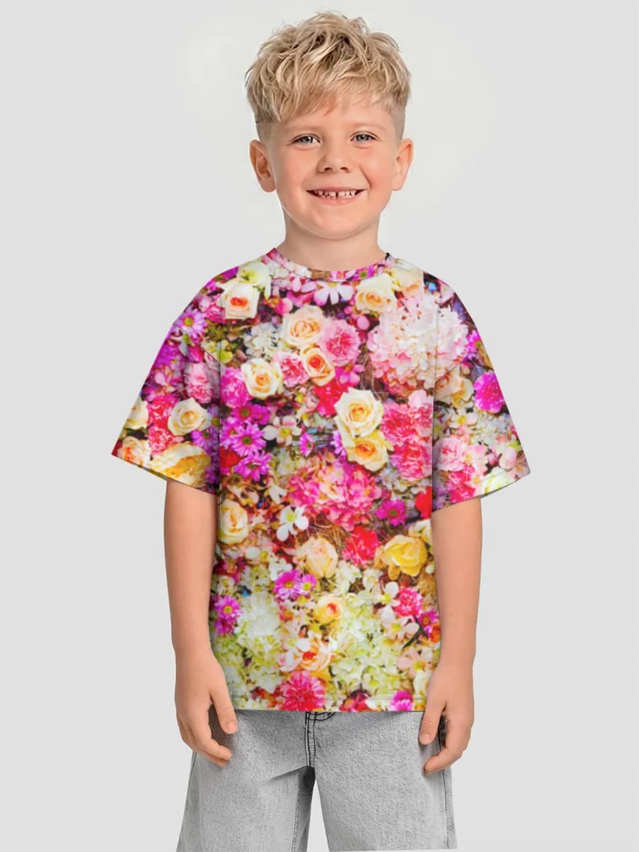 Camiseta Oversize de Algodón Niño