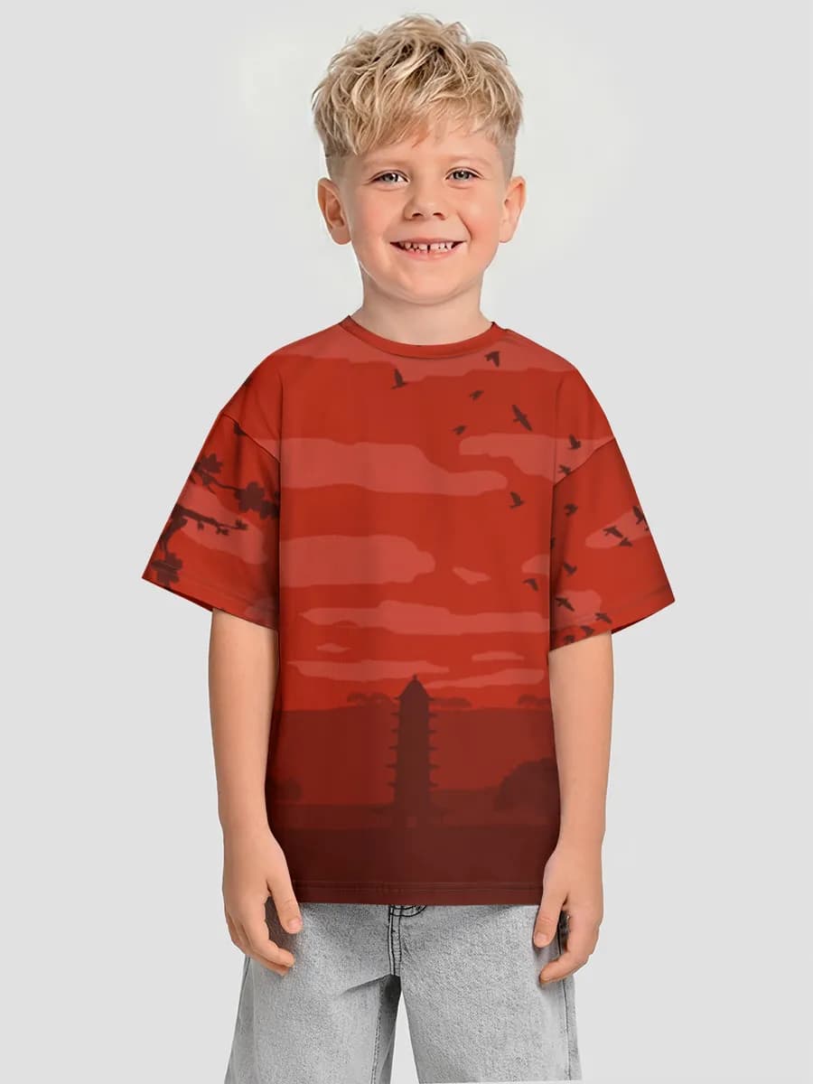 T-shirt coton oversize garçon