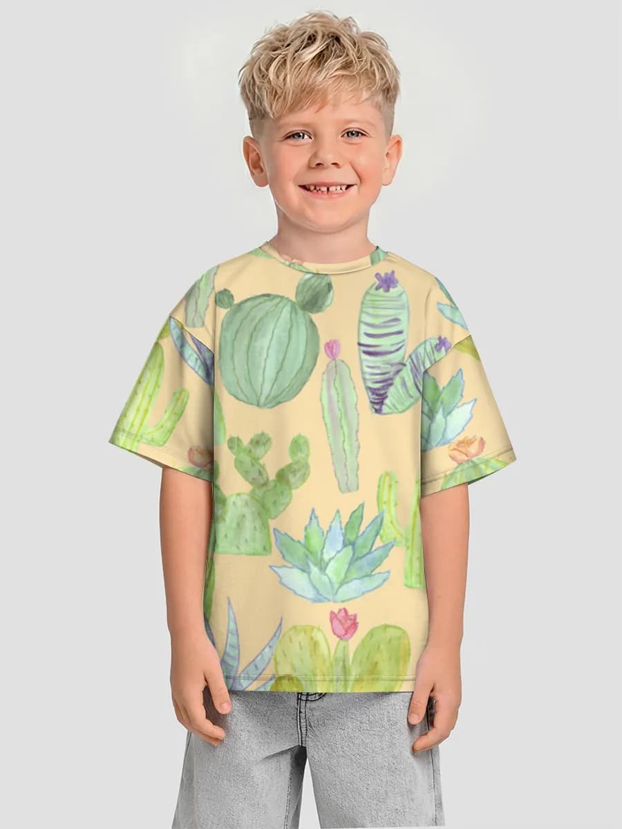 Camiseta Oversize de Algodón Niño
