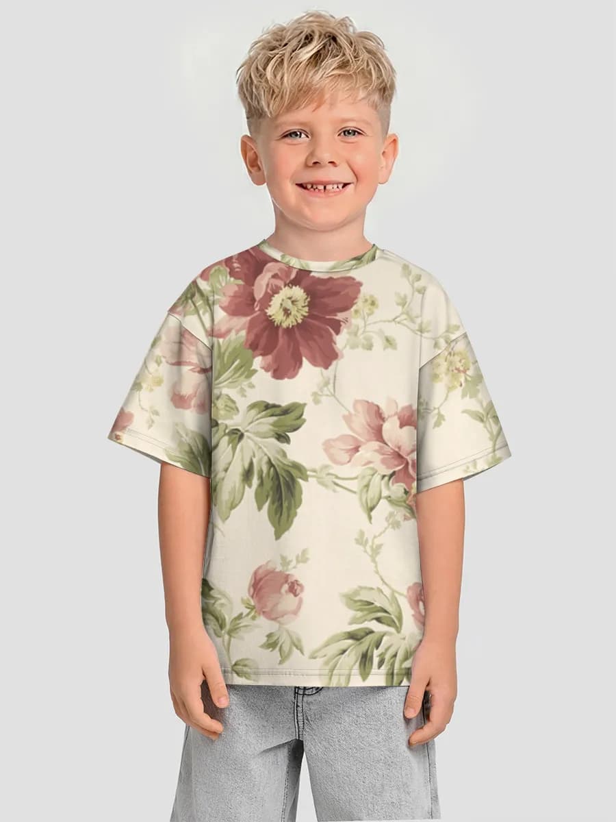 Camiseta Oversize de Algodón Niño