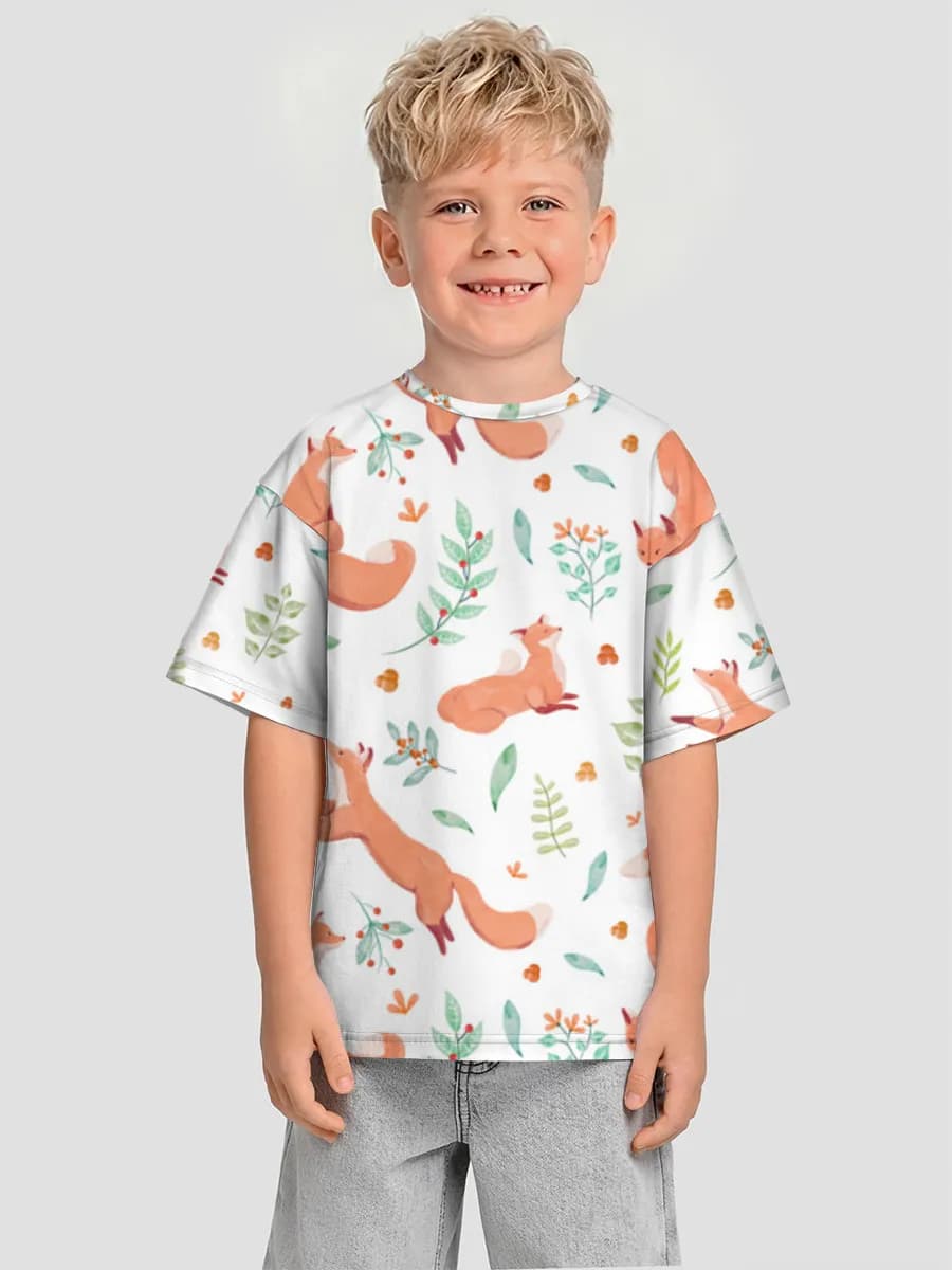 T-shirt coton oversize garçon