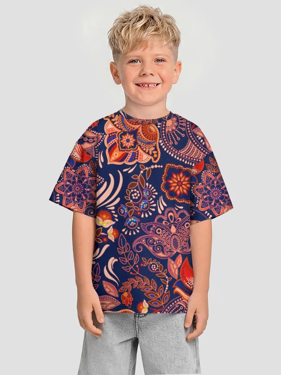 T-shirt coton oversize garçon