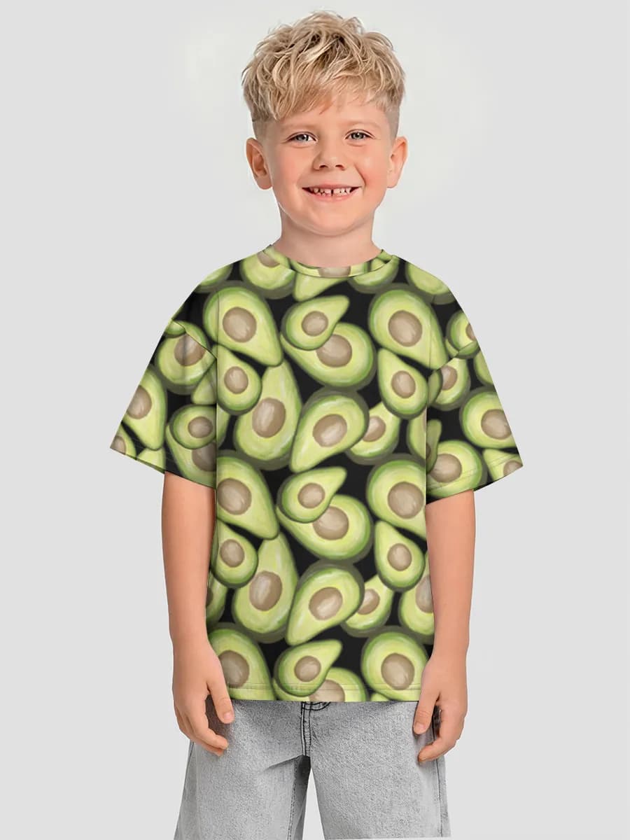 Camiseta Oversize de Algodón Niño