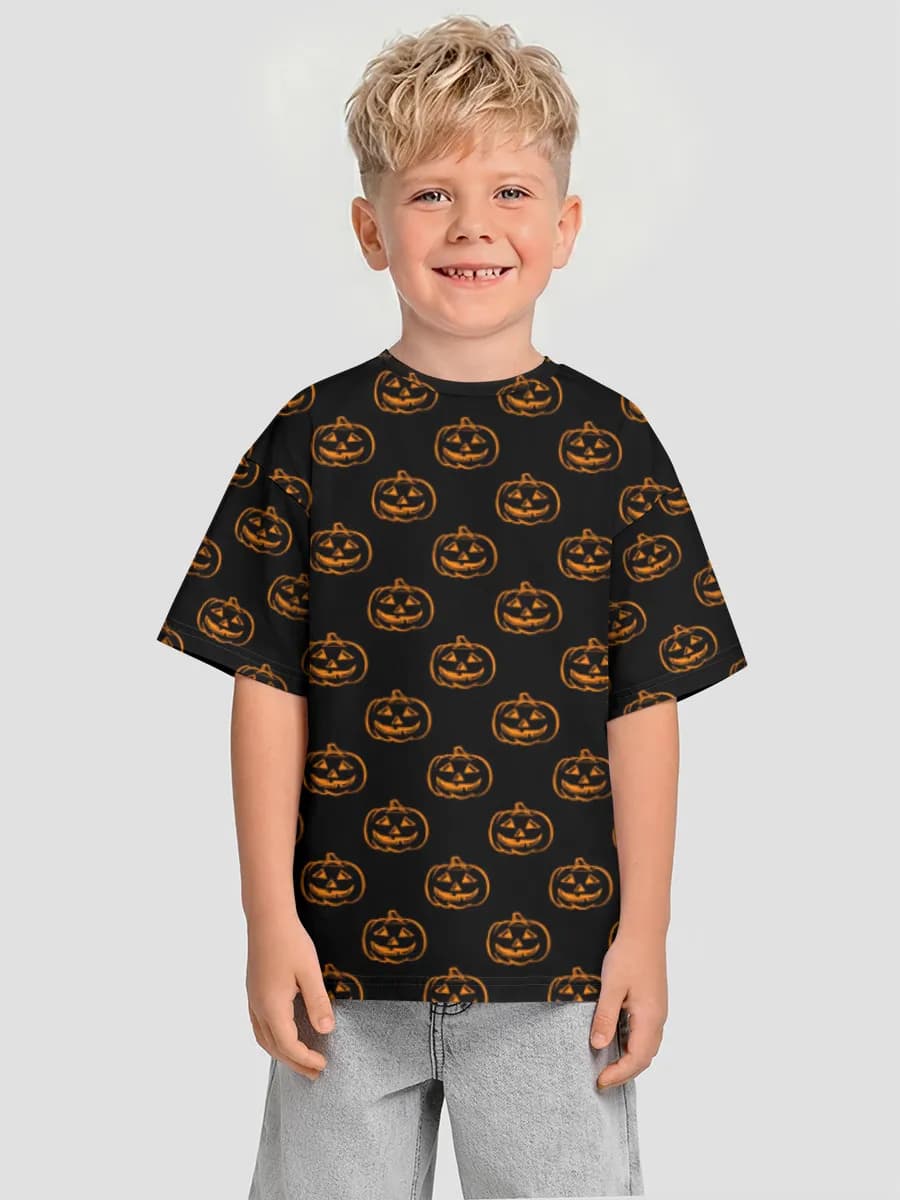 男の子 ビッグシルエット コットンTシャツ