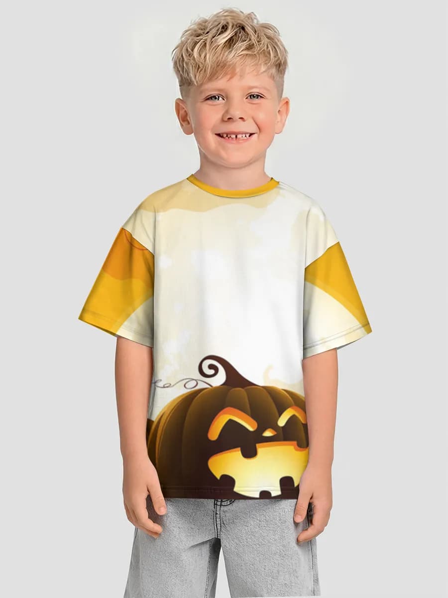 男の子 ビッグシルエット コットンTシャツ