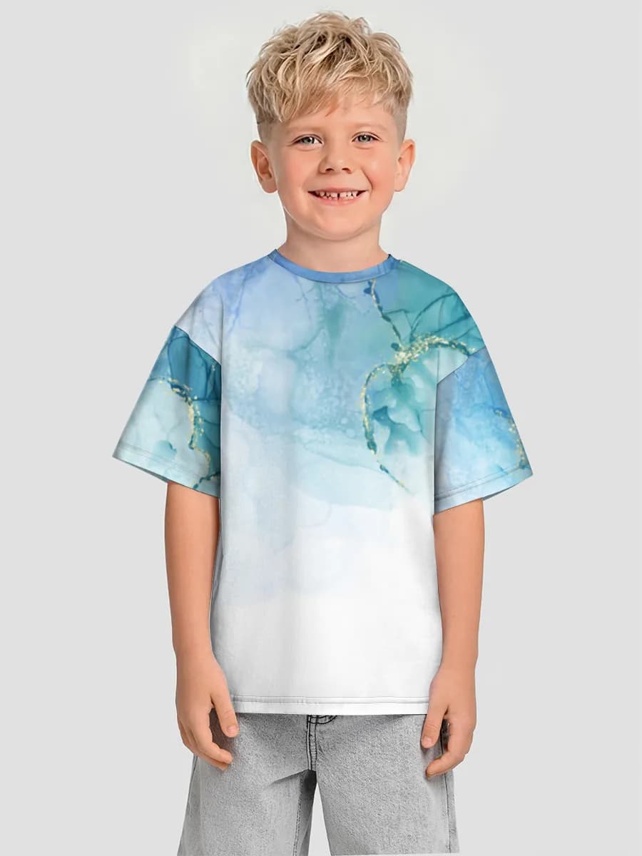 Camiseta Oversize de Algodón Niño