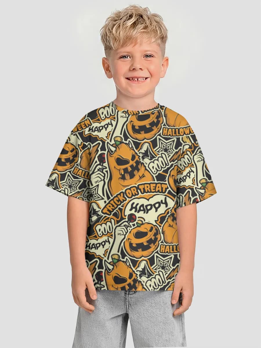 Camiseta Oversize de Algodón Niño