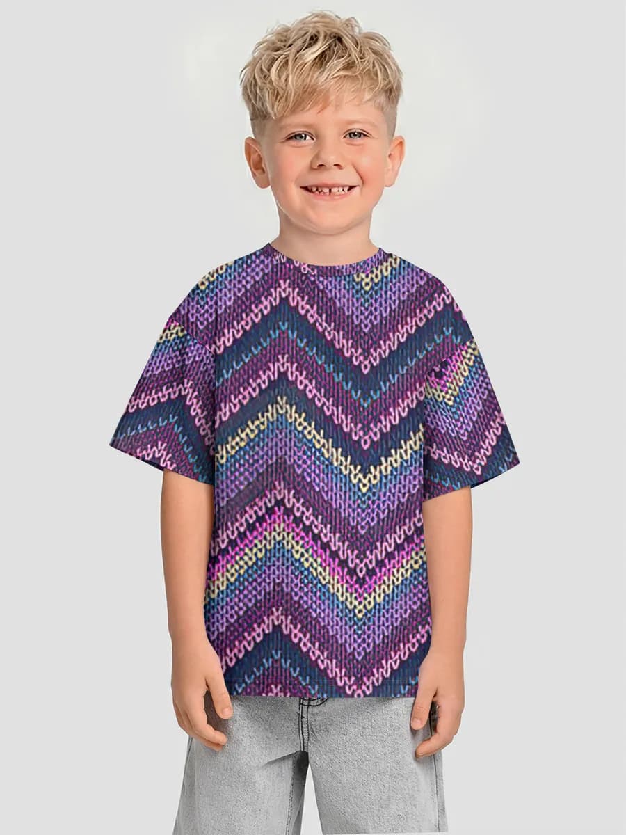 Camiseta Oversize de Algodón Niño