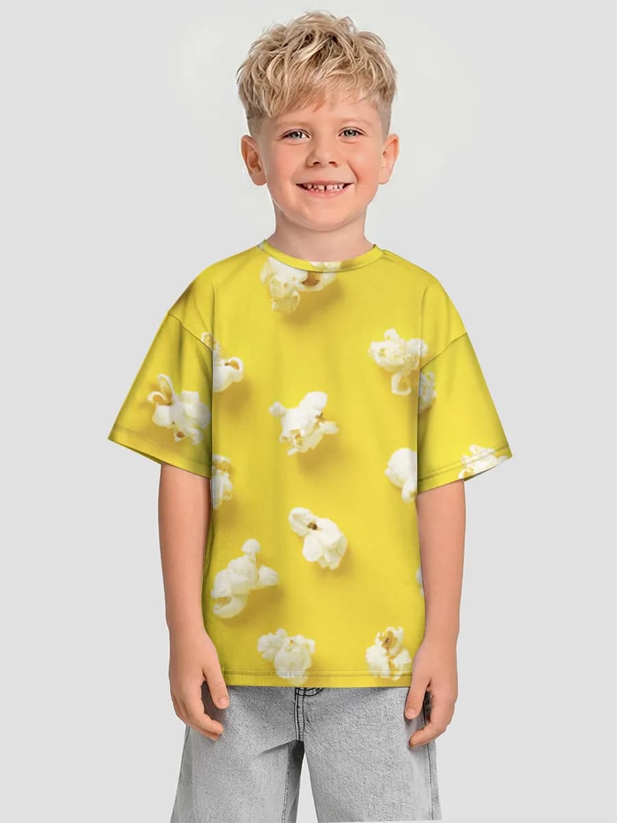 男の子 ビッグシルエット コットンTシャツ
