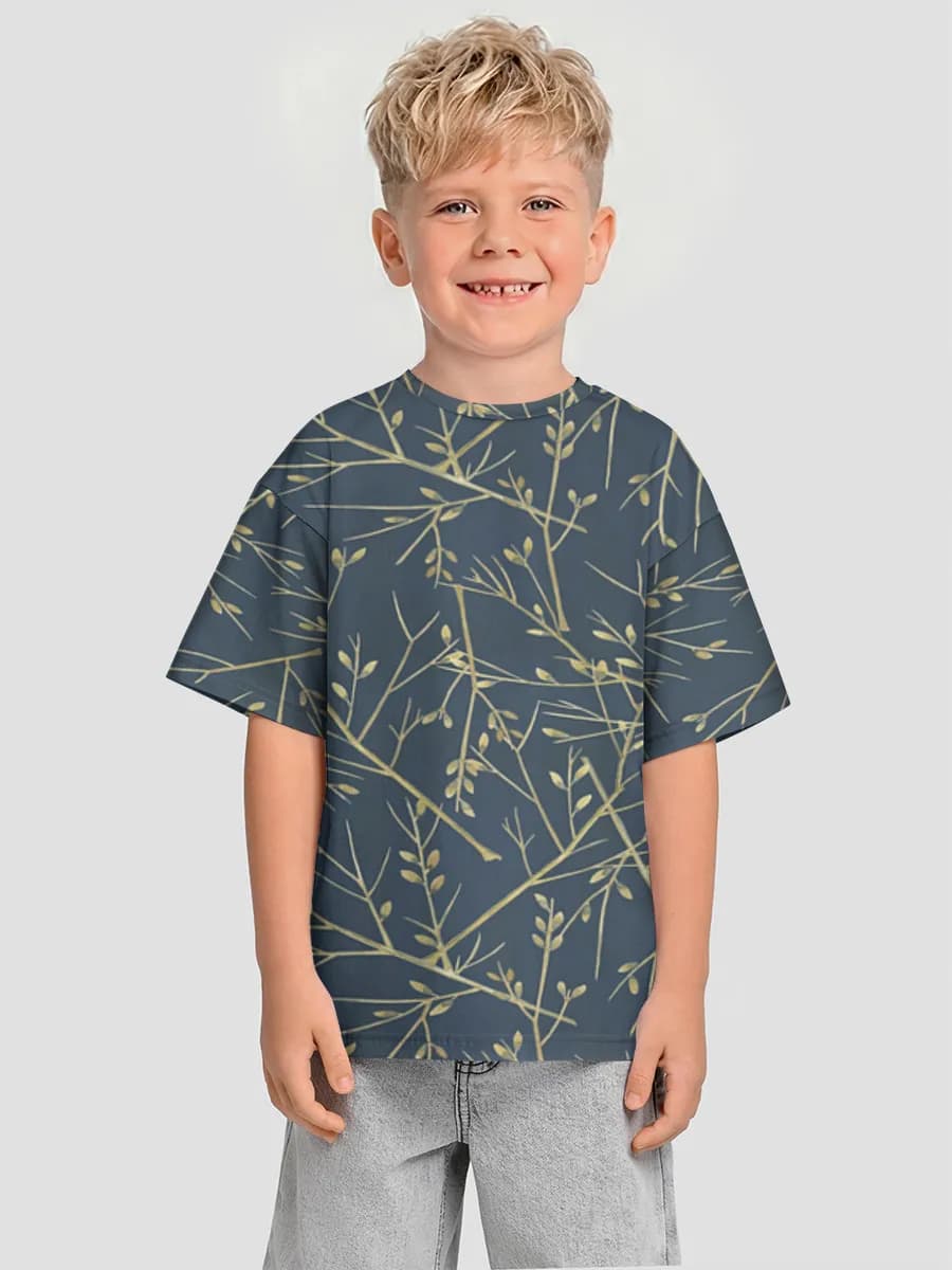 Camiseta Oversize de Algodón Niño