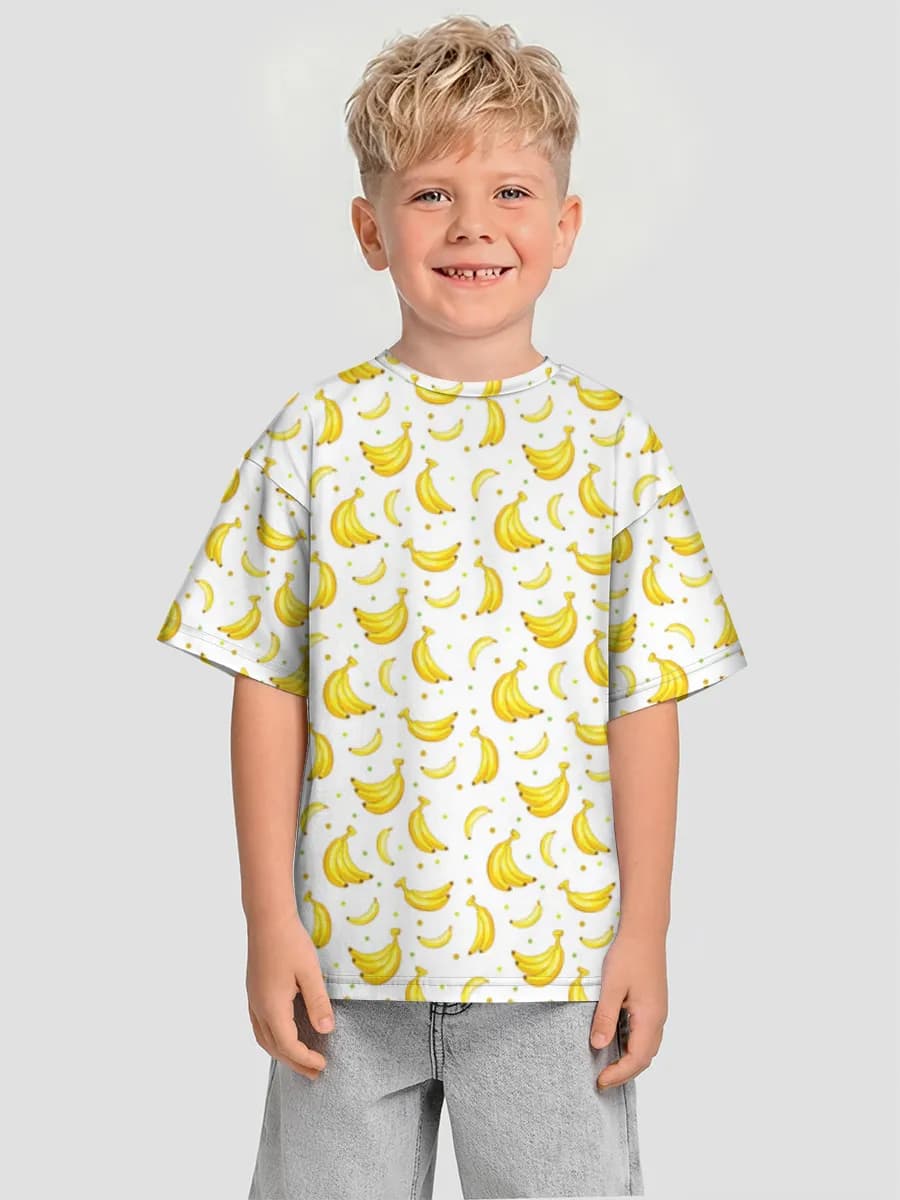 男の子 ビッグシルエット コットンTシャツ