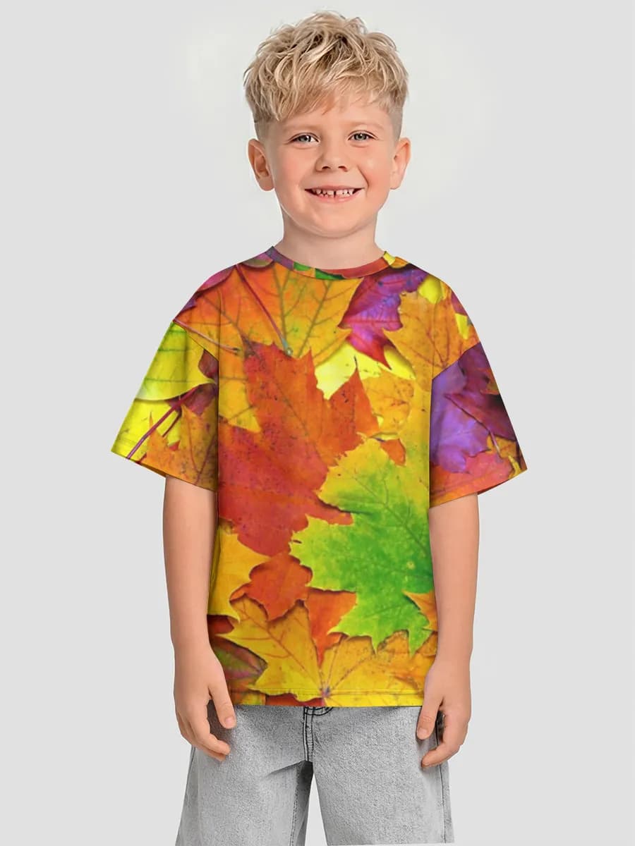 男の子 ビッグシルエット コットンTシャツ
