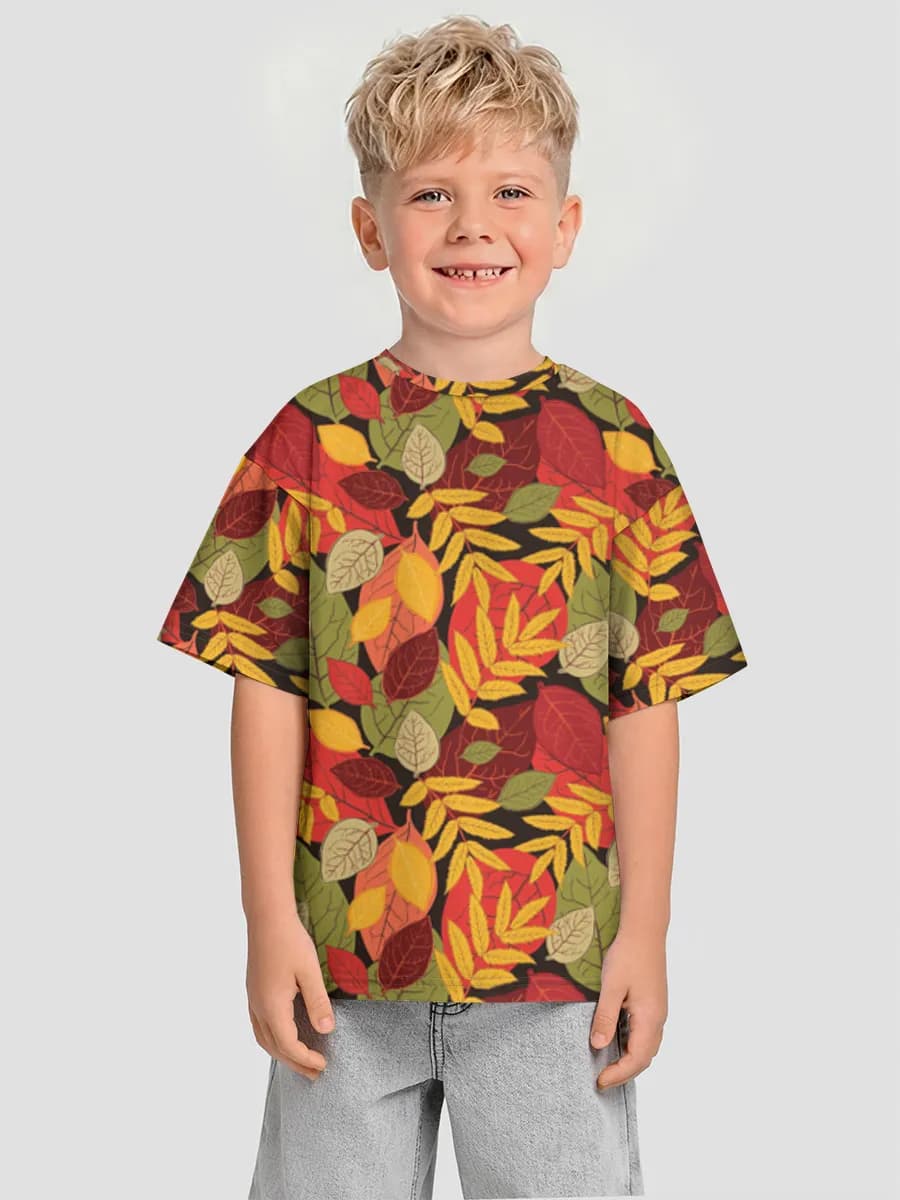 男の子 ビッグシルエット コットンTシャツ