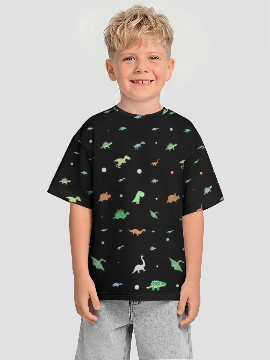 T-shirt coton oversize garçon