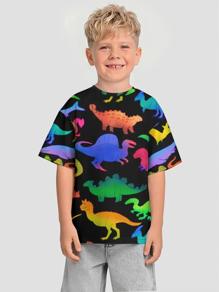 T-shirt coton oversize garçon