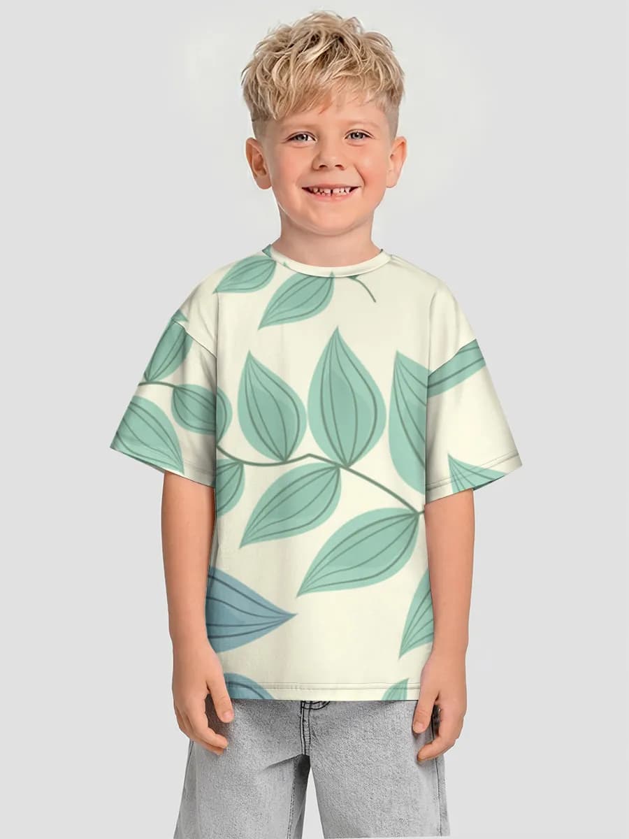 Camiseta Oversize de Algodón Niño