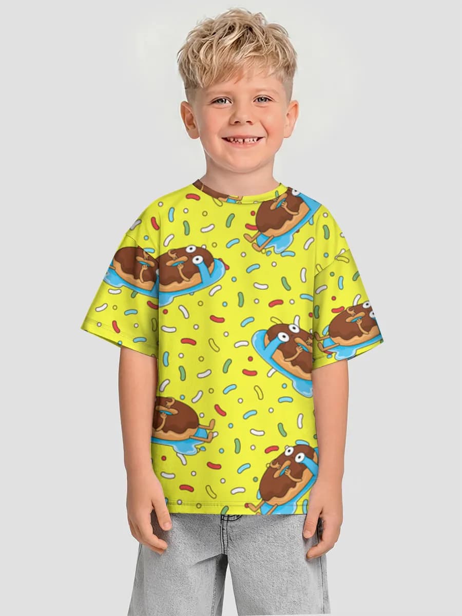 Camiseta Oversize de Algodón Niño