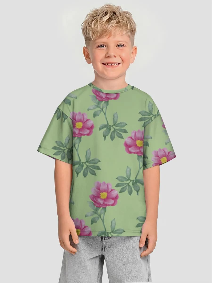 Camiseta Oversize de Algodón Niño