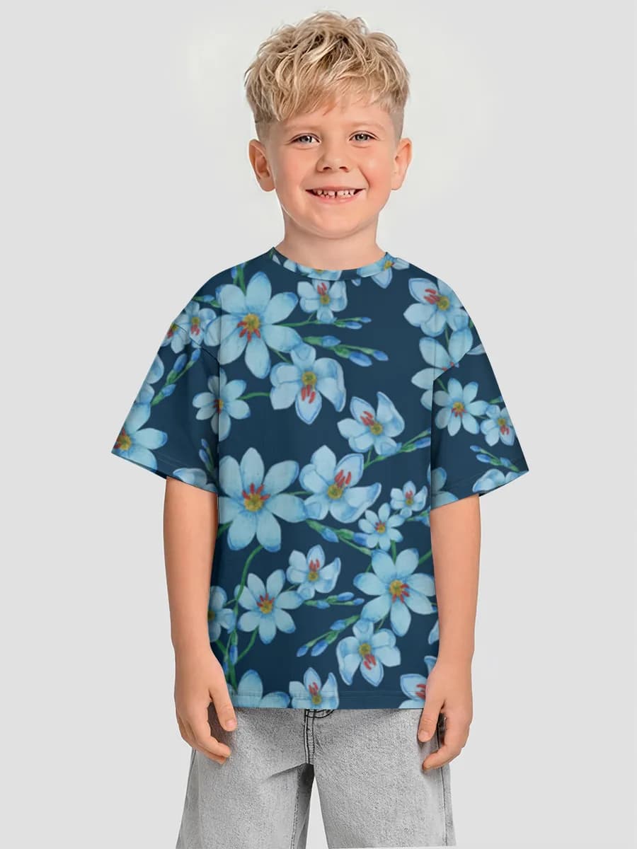 T-shirt coton oversize garçon
