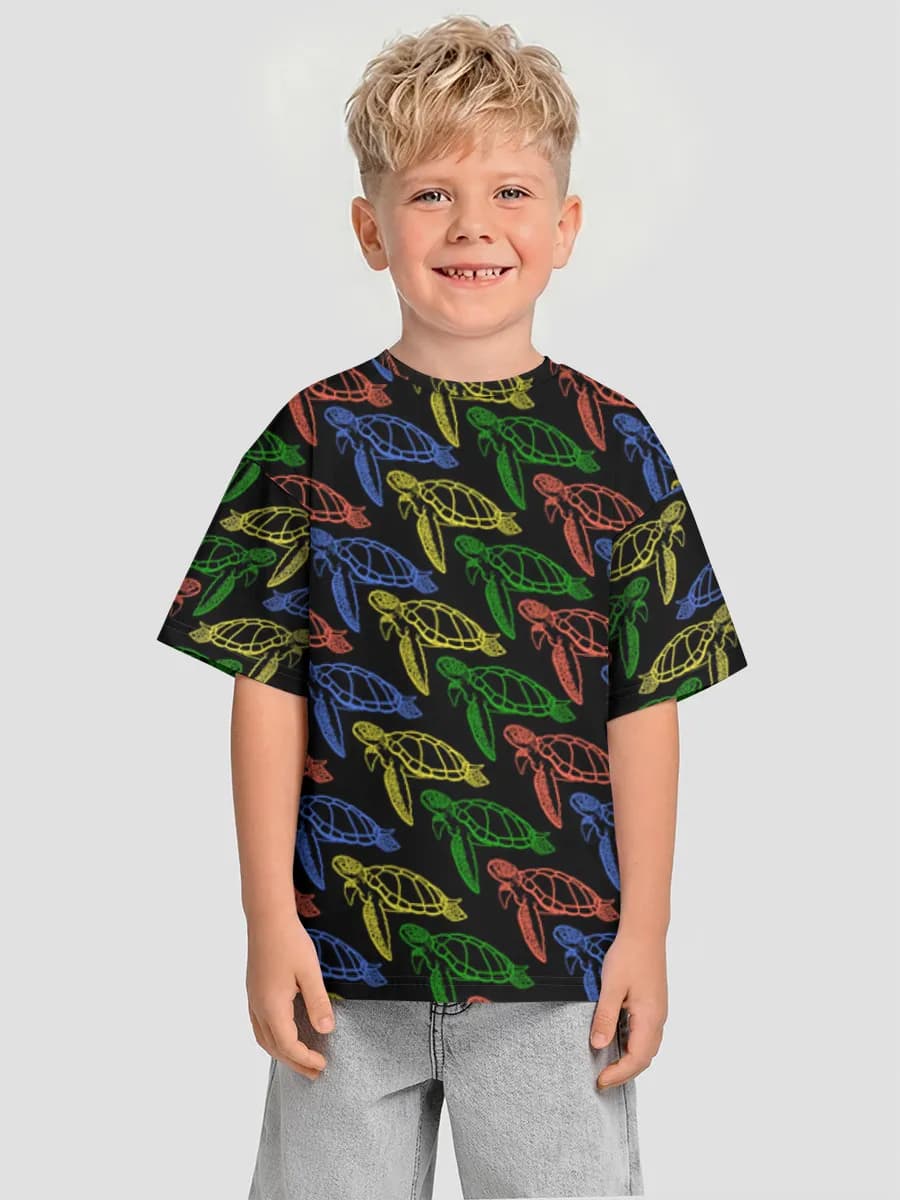 T-shirt coton oversize garçon