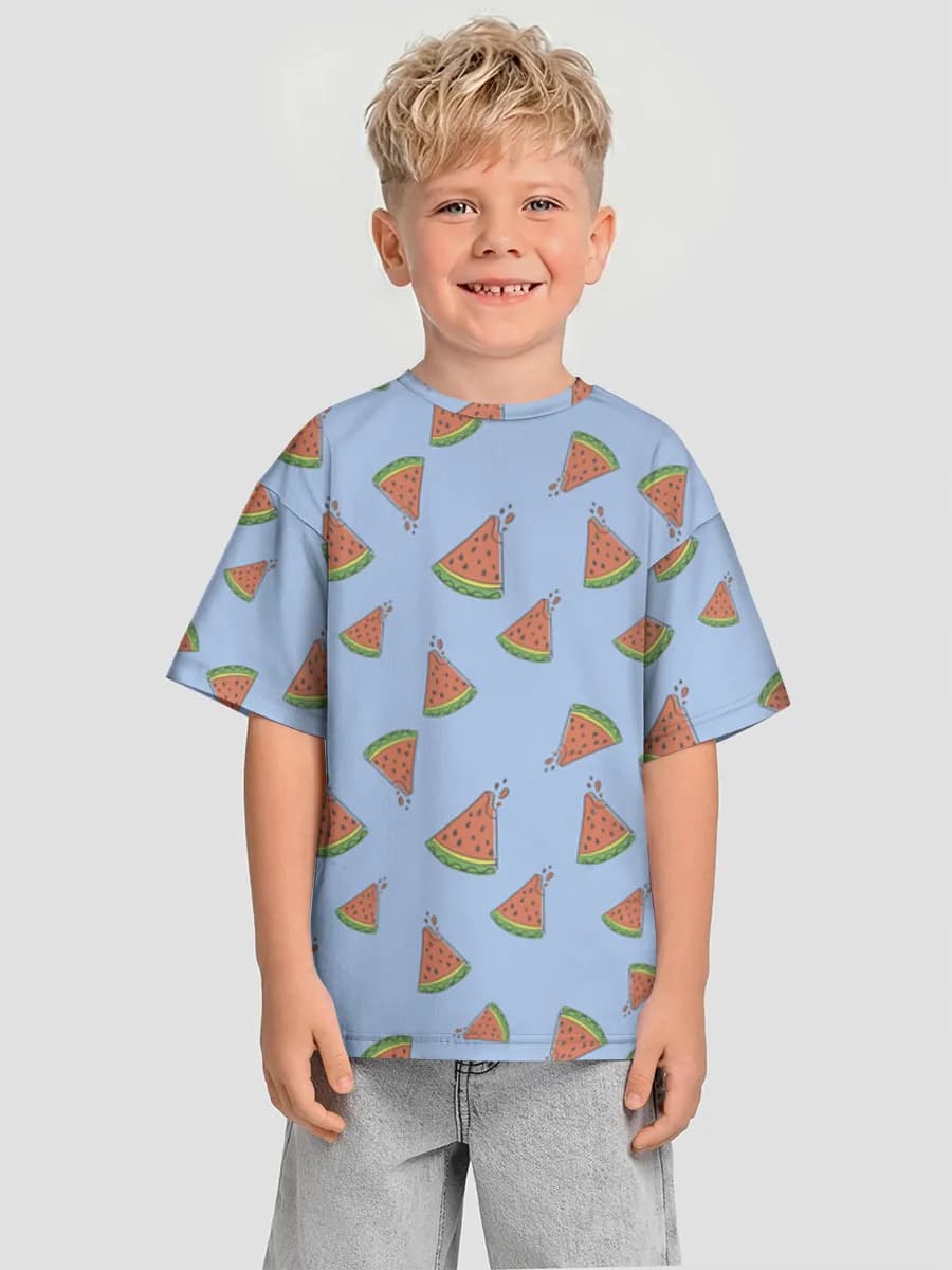 T-shirt coton oversize garçon
