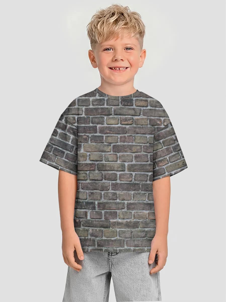 Camiseta Oversize de Algodón Niño