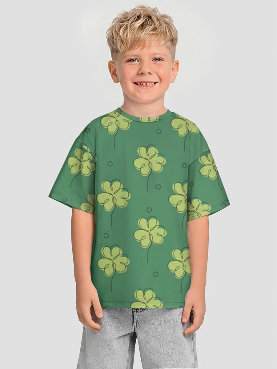 Camiseta Oversize de Algodón Niño