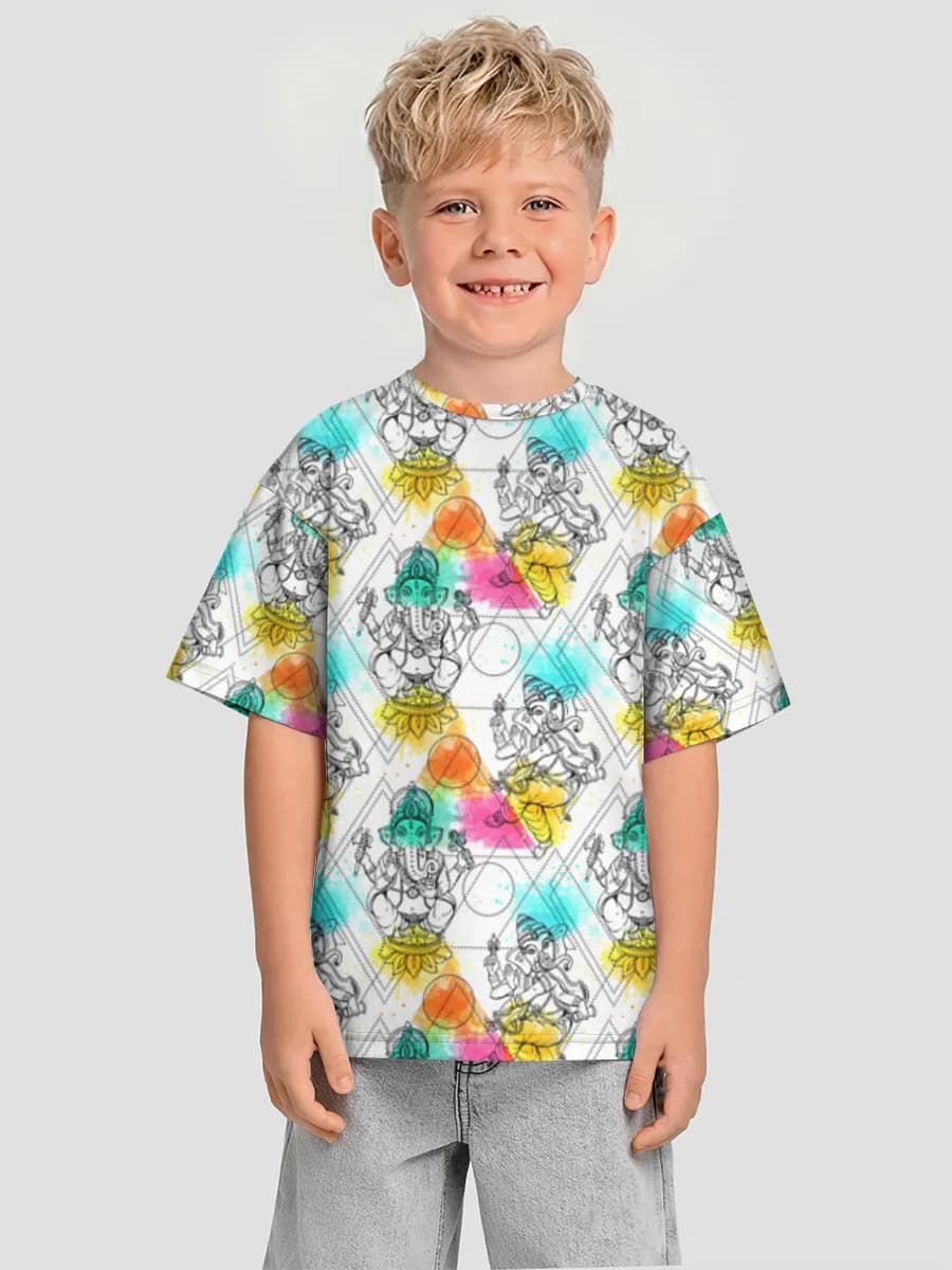 T-shirt coton oversize garçon