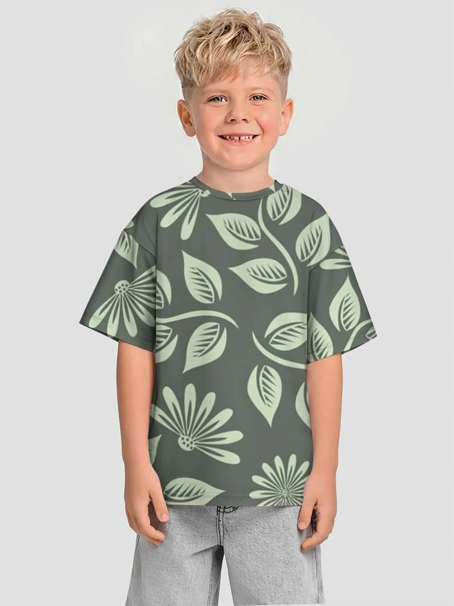 Camiseta Oversize de Algodón Niño