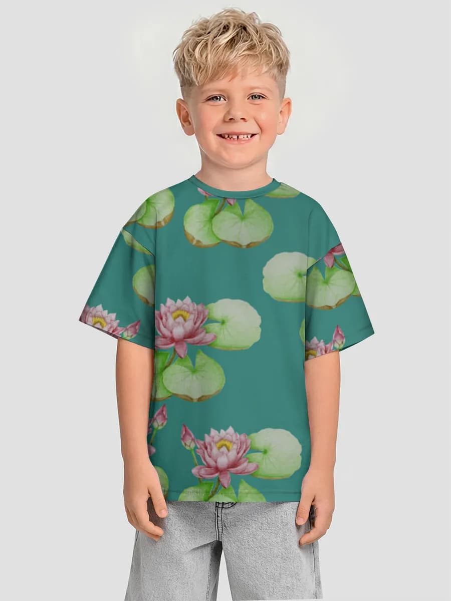 Camiseta Oversize de Algodón Niño