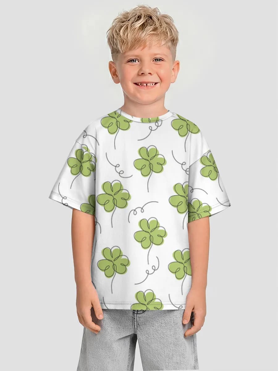 Camiseta Oversize de Algodón Niño