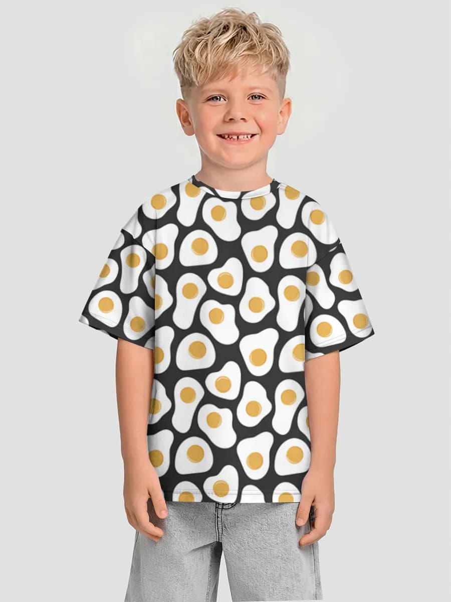 Camiseta Oversize de Algodón Niño