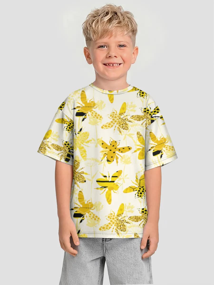 Camiseta Oversize de Algodón Niño