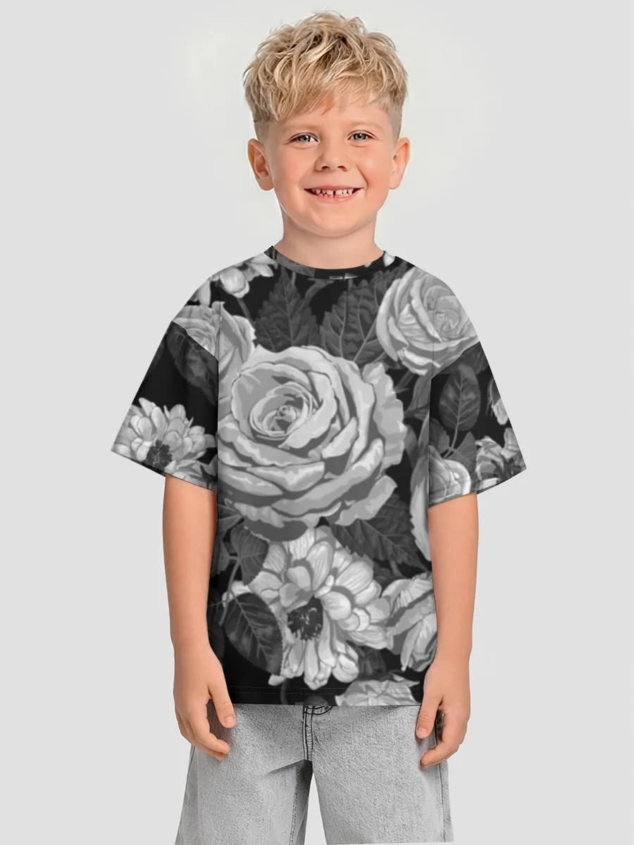 男の子 ビッグシルエット コットンTシャツ