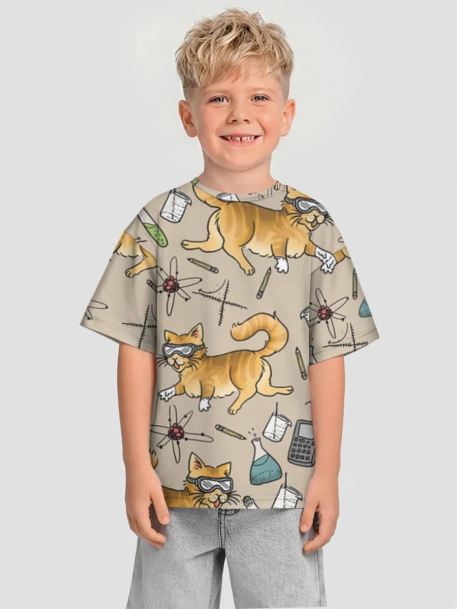 Camiseta Oversize de Algodón Niño