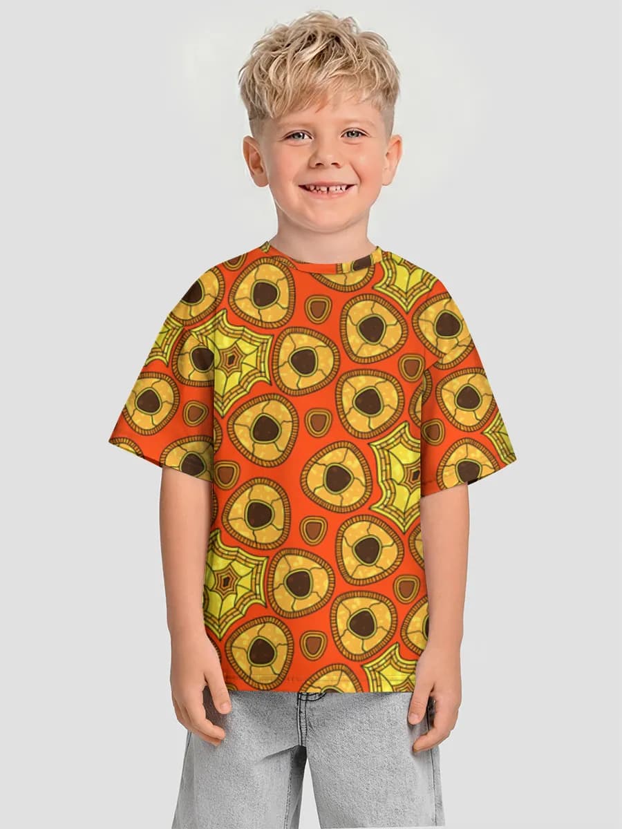 Boys' oversized cotton T-shirt