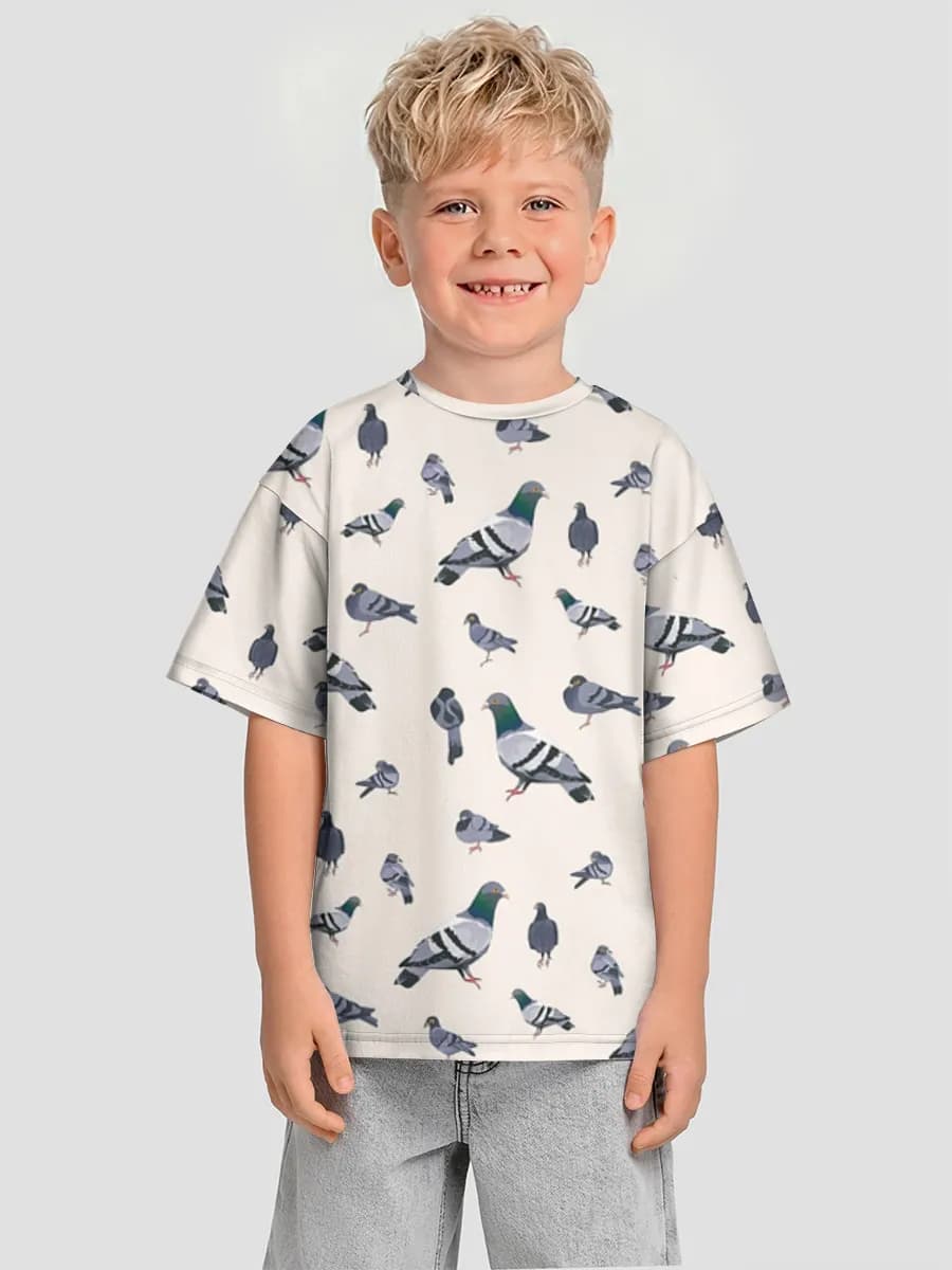 Camiseta Oversize de Algodón Niño