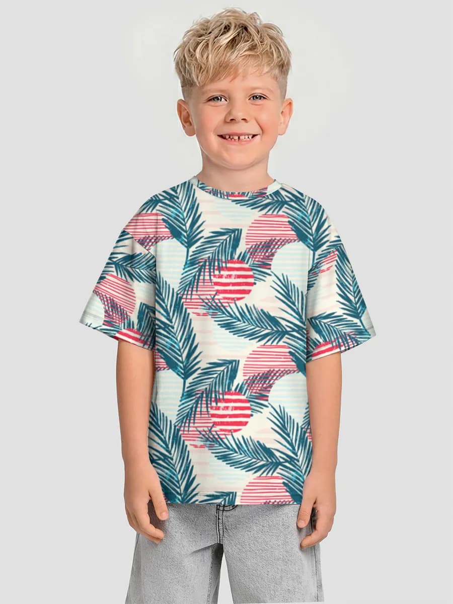 Camiseta Oversize de Algodón Niño