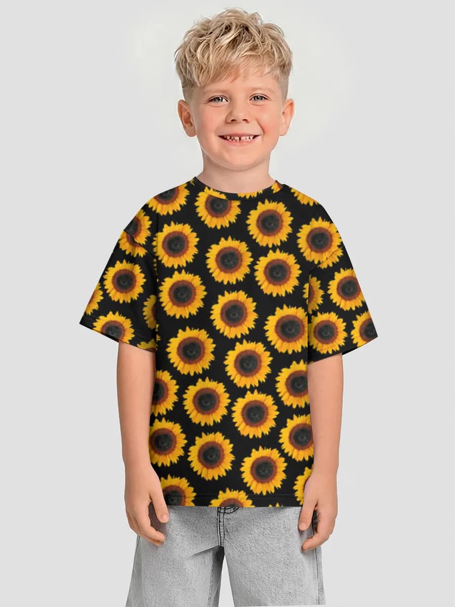 Camiseta Oversize de Algodón Niño