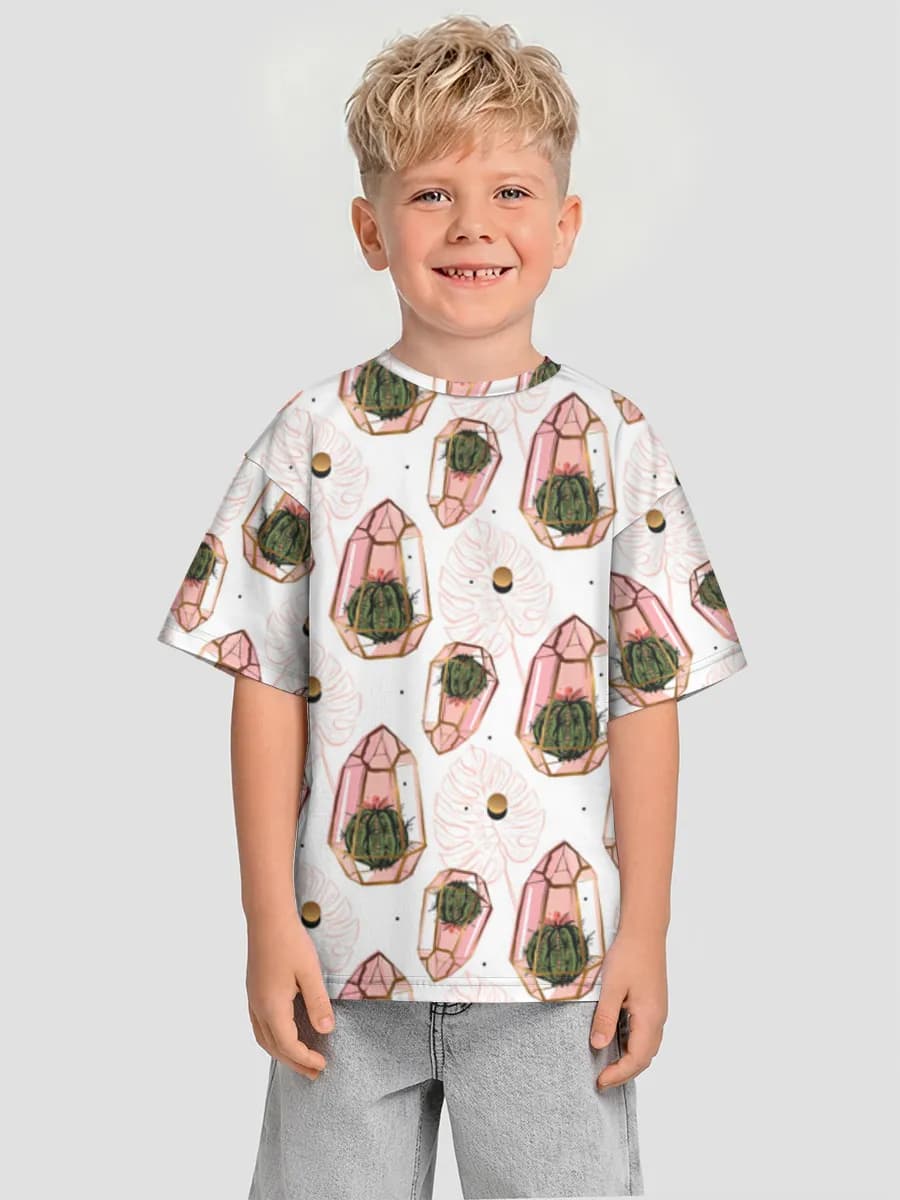 Camiseta Oversize de Algodón Niño