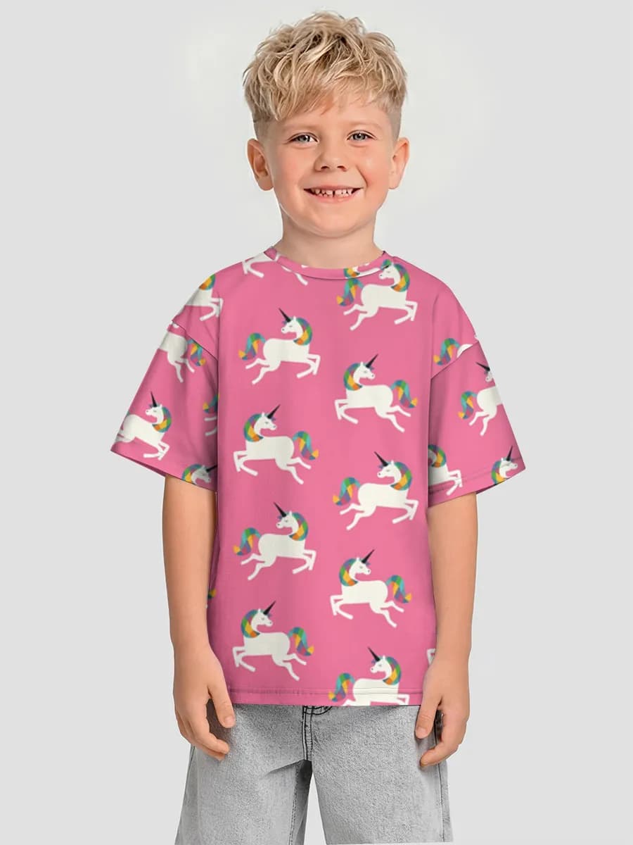 Camiseta Oversize de Algodón Niño