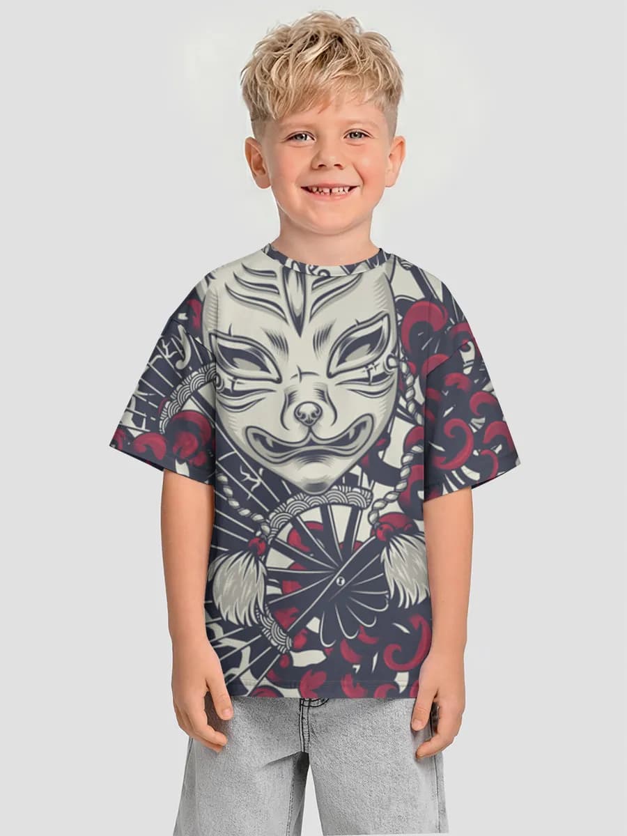 Camiseta Oversize de Algodón Niño