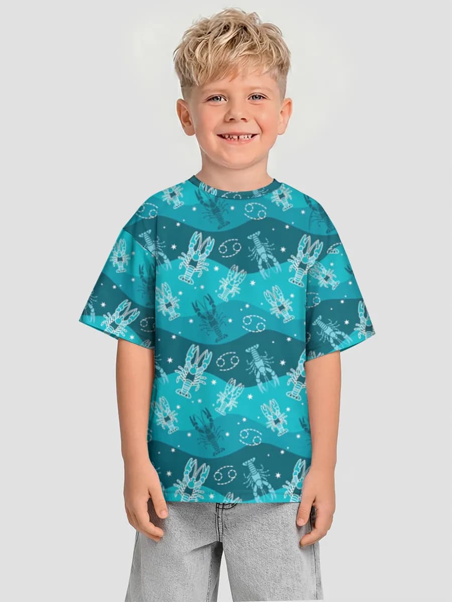 Camiseta Oversize de Algodón Niño