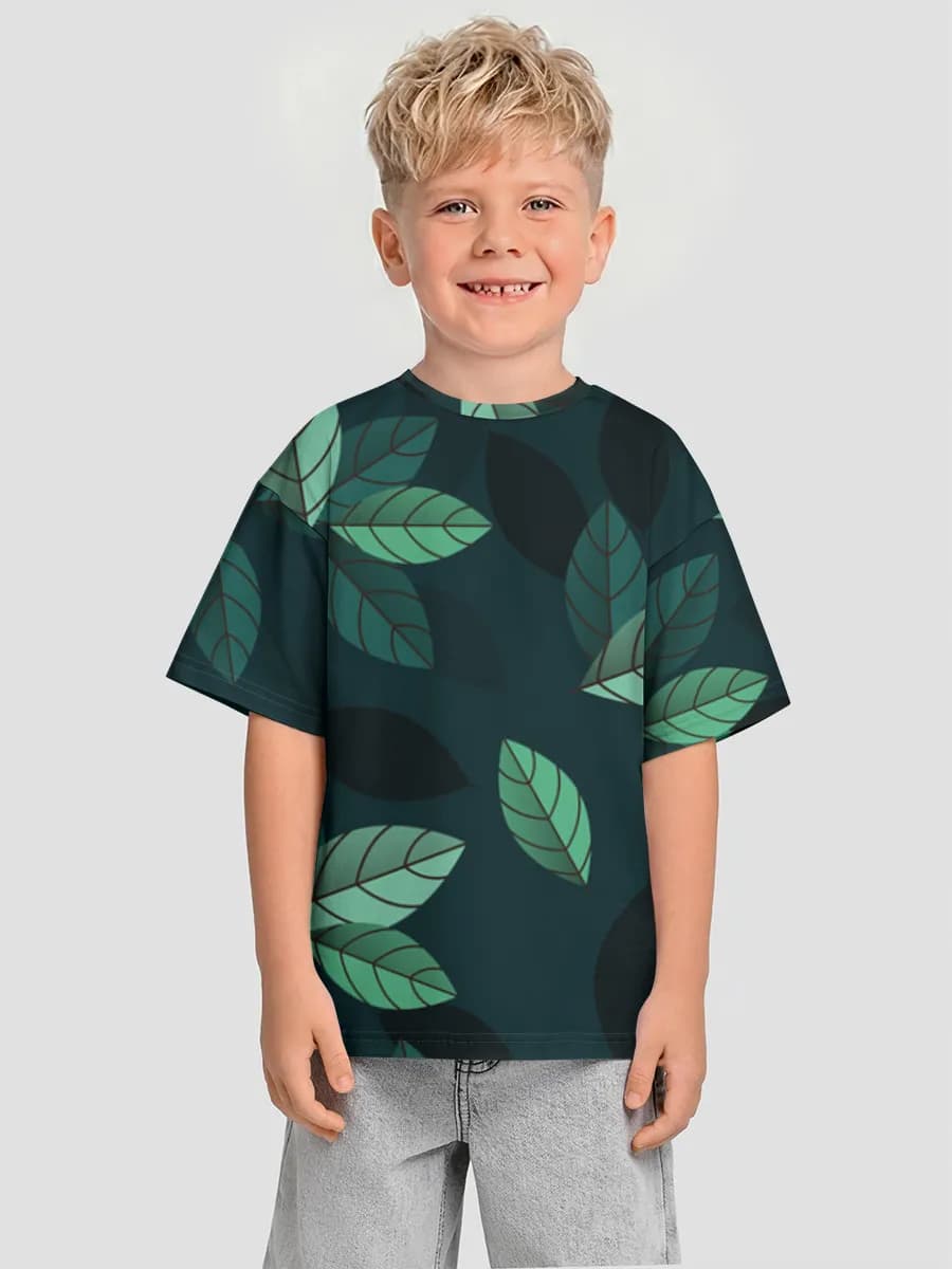 男の子 ビッグシルエット コットンTシャツ