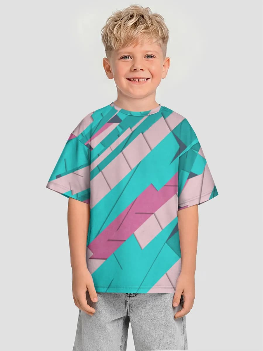 Camiseta Oversize de Algodón Niño