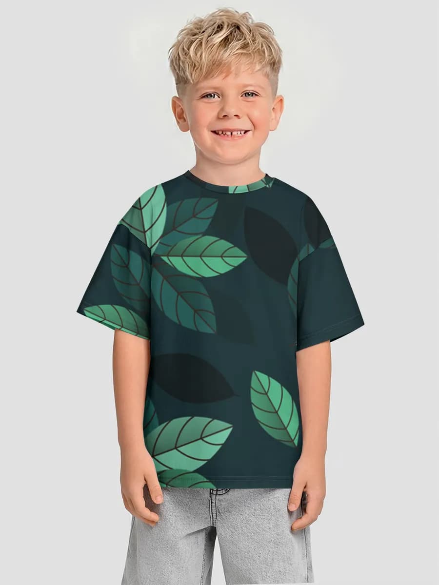 Camiseta Oversize de Algodón Niño