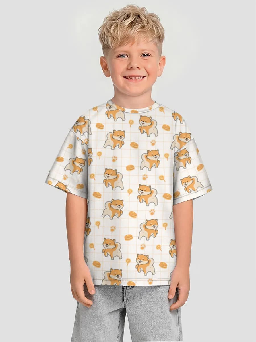 T-shirt coton oversize garçon
