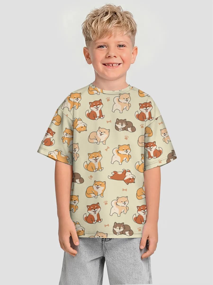 T-shirt coton oversize garçon