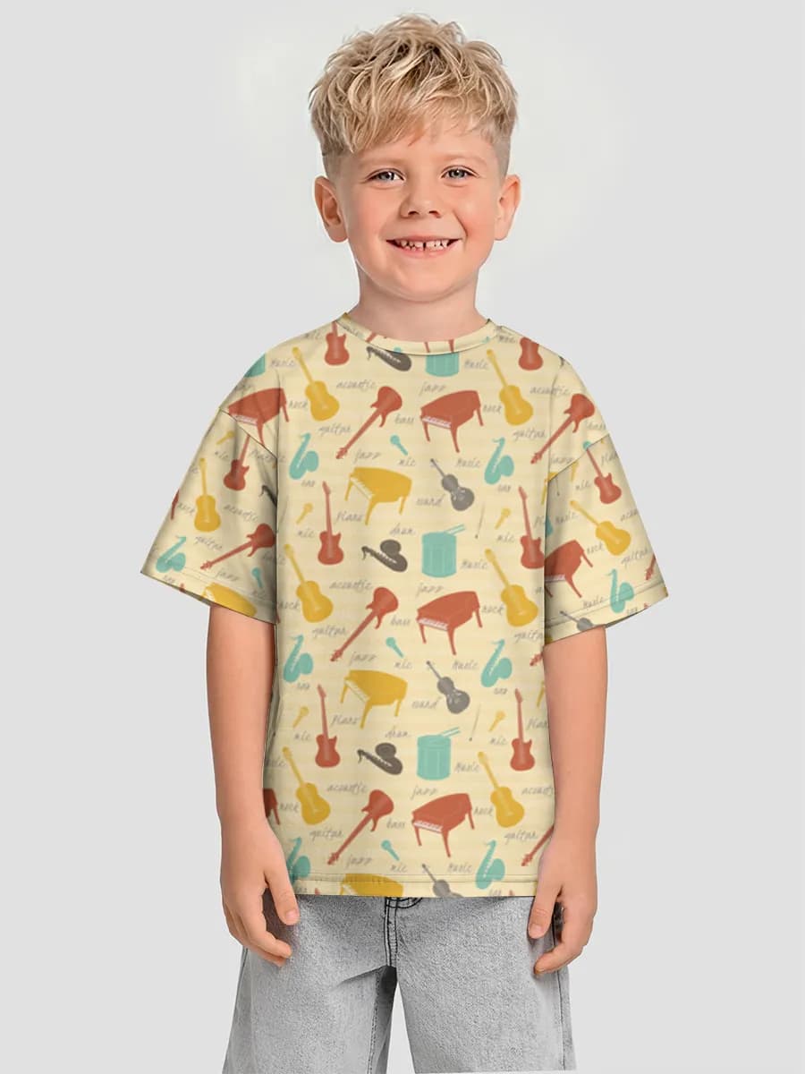Camiseta Oversize de Algodón Niño
